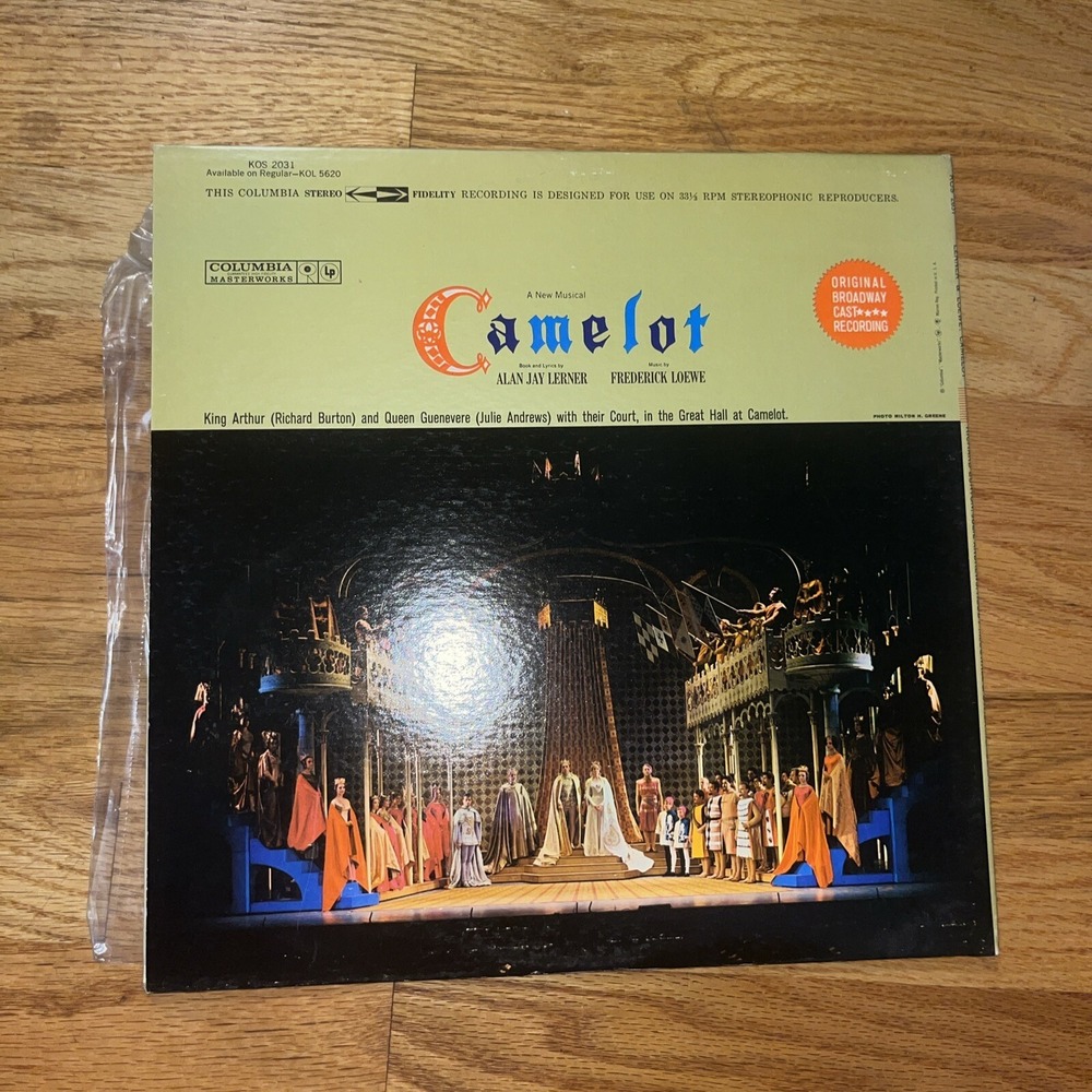 Richard Burton & Julie Andrews "In A New Musical Camelot" Vinyl LP VG/VG